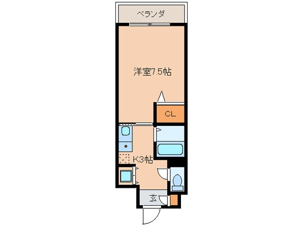 ﾊｲﾏｰﾄさつきの物件間取画像